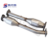 Convertisseur catalytique à trois voies en acier inoxydable de haute qualité SQS OEM/ODM pour Infiniti QX56/QX80 5.6L 2011-2017, personnalisé Euro 3-6