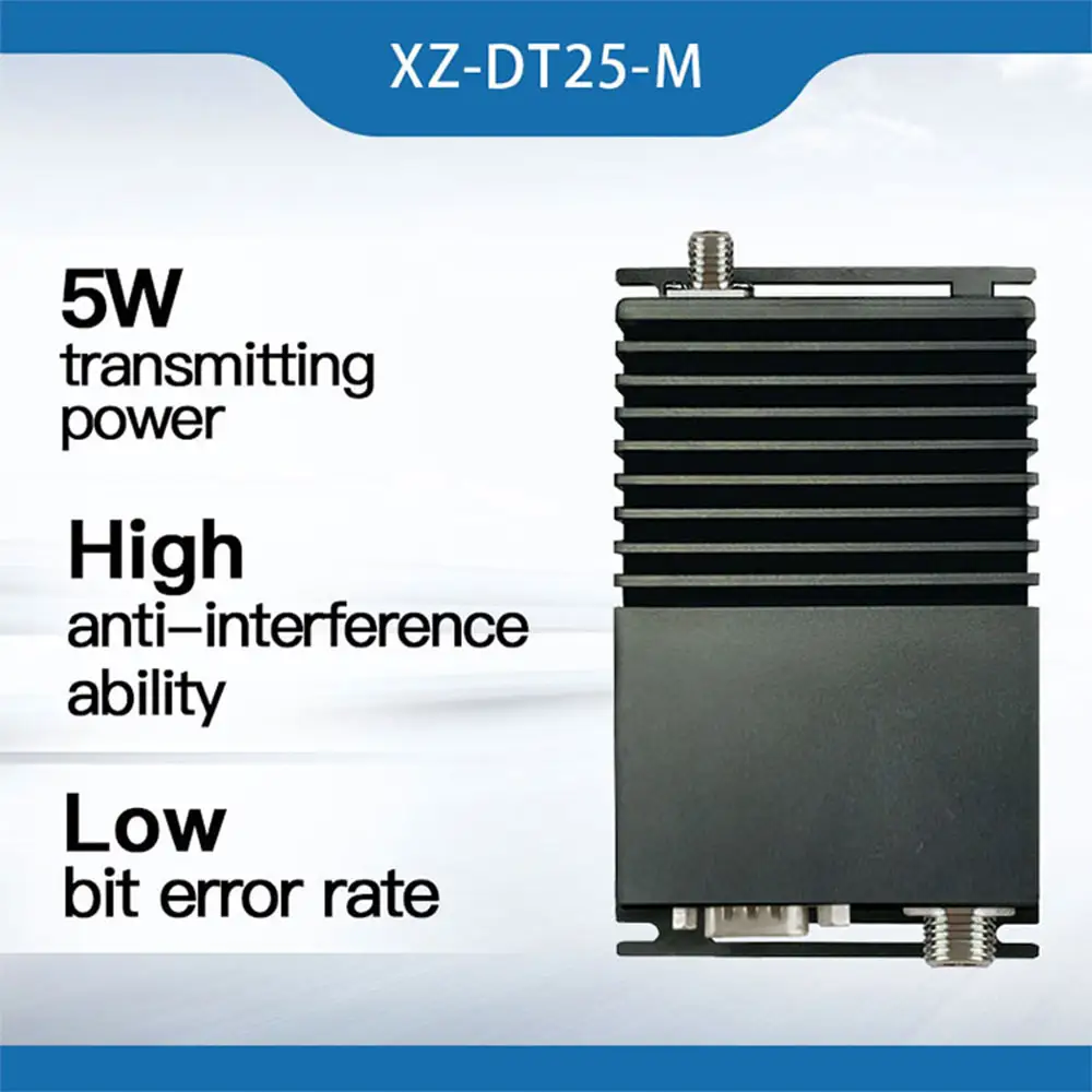 Transmisor-receptor de datos RF de potencia de transmisión de punto Original, módulo inalámbrico RF de 5W