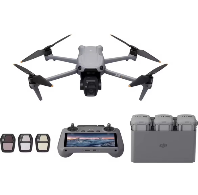 TFDJI Air 3S Fly More Combo (RC 2) Hot Sale 45 Minutes Flight Time 20KM Flight Professional Aerial Photography RC Drone