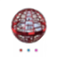 Mini-drone volant intelligent Hot Fly Nova Pro Magic 360 avec lumière, télécommande, boule volante rotative, Spinner Orb FlyNova