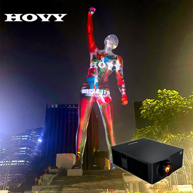38000lm Architectural Projector Outdoor Holographic 3D Mapping Large Scale Outdoor Architectural Engineering Laser Projector