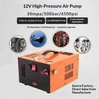 Compresseur d'air PCP refroidi par air stationnaire 12V/110V/220V pour utilisation automobile et pompe submersible 300 bar