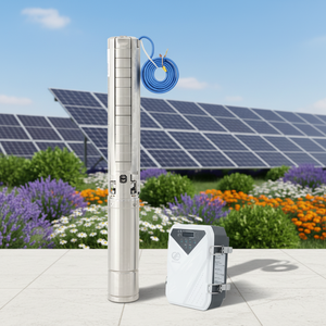 Bomba Solar sin Escobillas de 3 Pulgadas con Impulsor de Plástico, Bomba de Alta Eficiencia Alimentada por Energía Solar para Riego Agrícola y de Jardín 3DPC3.8-47- - Product Image 2