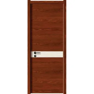 Porte intérieure et extérieure de porte en bois en acier avec le meilleur prix et usine de source de style personnalisé Hotsale Chine