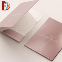 Impresión Personalizada, Ecológica, Certificada ISO9001, Logotipo Negro, Carpeta de Presentación de Video en Papel de Tapa Dura A2/A3/A4/A5, Tarjeta de Visita