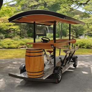 Vélo de fête du fabricant à pédale simple en alliage d'aluminium, bar mobile, bus touristique urbain, vélo pub, chariot à bière - Product Image 3