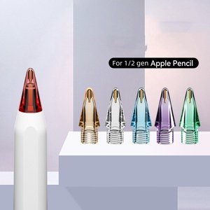 Puntas Metálicas de Repuesto para <span class=keywords><strong>Apple</strong></span> <span class=keywords><strong>Pencil</strong></span>, Puntas Transparentes para <span class=keywords><strong>Apple</strong></span> <span class=keywords><strong>Pencil</strong></span> de 1ª y 2ª Generación - Product Image 1