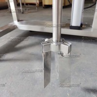 Équipement pneumatique de dispersion d'ascenseur hydraulique de nouvel état pour la production efficace de liquide de cosmétiques pour le réservoir d'IBC