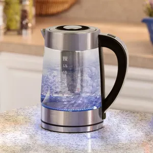 2.2L สมาร์ทแก้วกาต้มน้ำไฟฟ้าที่มีฟังก์ชั่นที่อบอุ่นสำหรับเครื่องใช้ในบ้าน