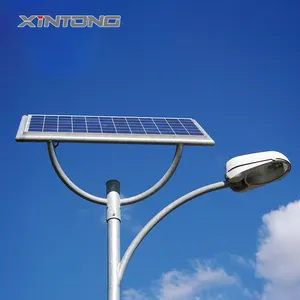 XINTONG 150w cob head solar led street light with pole