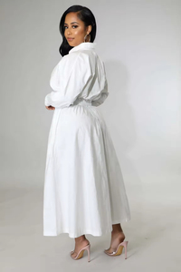 Vestido Largo de Moda para Mujer, Primavera 2026, Vestido Camisero Largo Informal para Mujer - Product Image 6