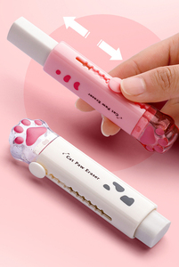 Gomme da Cancellare Retrattili a Forma di Zampa di <span class=keywords><strong>Gatto</strong></span>, Carine e Kawaii, per Studenti, Cancelleria Estetica per Scuola e Ufficio - Product Image 4