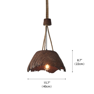 Lámpara Colgante Wabi Sabi Nórdica Moderna para Comedor o Restaurante, de Poliestireno de Alta Densidad y Metal, LED de Alta Calidad, Modelo Viana - Product Image 6