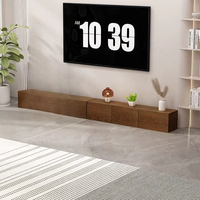 Mueble para TV Moderno Blanco de Venta Directa GEDO 2026, Económico, con Gran Capacidad, Tablones de Madera Sólida