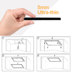<span class=keywords><strong>Pannello</strong></span> a <span class=keywords><strong>Led</strong></span> montato su superficie luce per cena sottile con vetrina per mobili a schermo piatto Puck per luce da incasso <span class=keywords><strong>pannello</strong></span> <span class=keywords><strong>LED</strong></span> - Product Image 5