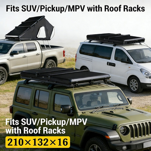 Tente <span class=keywords><strong>de</strong></span> <span class=keywords><strong>toit</strong></span> rigide avec panneau solaire |   Charge utile <span class=keywords><strong>de</strong></span> 300 kg, aluminium léger |   Tente automatique pop-up en 1 minute pour le camping en SUV - Product Image 6