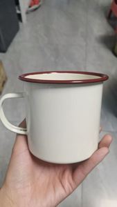Tazas Esmaltadas de Diversos Colores sin Tapa, Diseño Clásico, Múltiples Opciones de Color para Regalos Empresariales, Taza OEM - Product Image 4