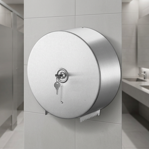 Modern Oval Stainless Steel <b>Wall</b>-<b>Mounted</b> <b>Toilet</b> Paper Rack Hotel Bathroom Large <b>Roll</b> Carton Non-Perforated Waterproof <b>Holder</b> - Product Image 2