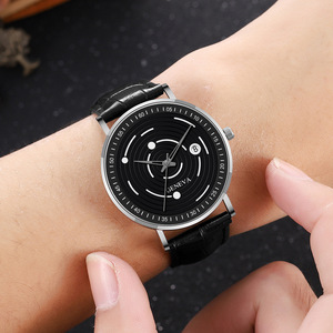 Venta al por mayor cuero de la Pu de moda relojes hombres calendario simple <span class=keywords><strong>Ginebra</strong></span> relojes - Product Image 3