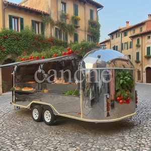 <b>ice</b> <b>cream</b> push <b>stand</b> cart trailer Most Popular mobile food truck food cart fast food truck cart trailer for sale - Product Image 2