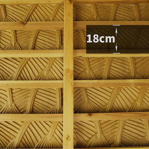 Modern geleneksel <span class=keywords><strong>PVC</strong></span> palmiye saz kiremit yanmaz ısıya dayanıklı makine açık Park binası için 5 + yıl garanti yaptı - Product Image 2