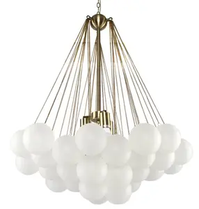 Vendita all'ingrosso creativo lampadario in vetro-Nordic creativa della sfera di vetro lampadario/lampada a sospensione/droplight per soggiorno Ristorante villa