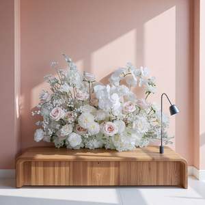 Flores y Plantas Decorativas OEM, Centros de Mesa para Bodas y Eventos, Bola de Flores Artificiales de Seda, Suministros de Decoración para Bodas - Product Image 5