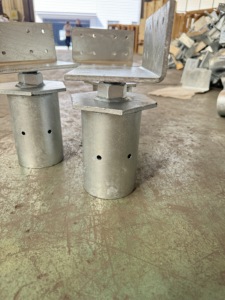 Ahşap ev temel ışın braketi için kullanılan özelleştirilmiş vida sarmal kazık ŞAPKA - Product Image 6