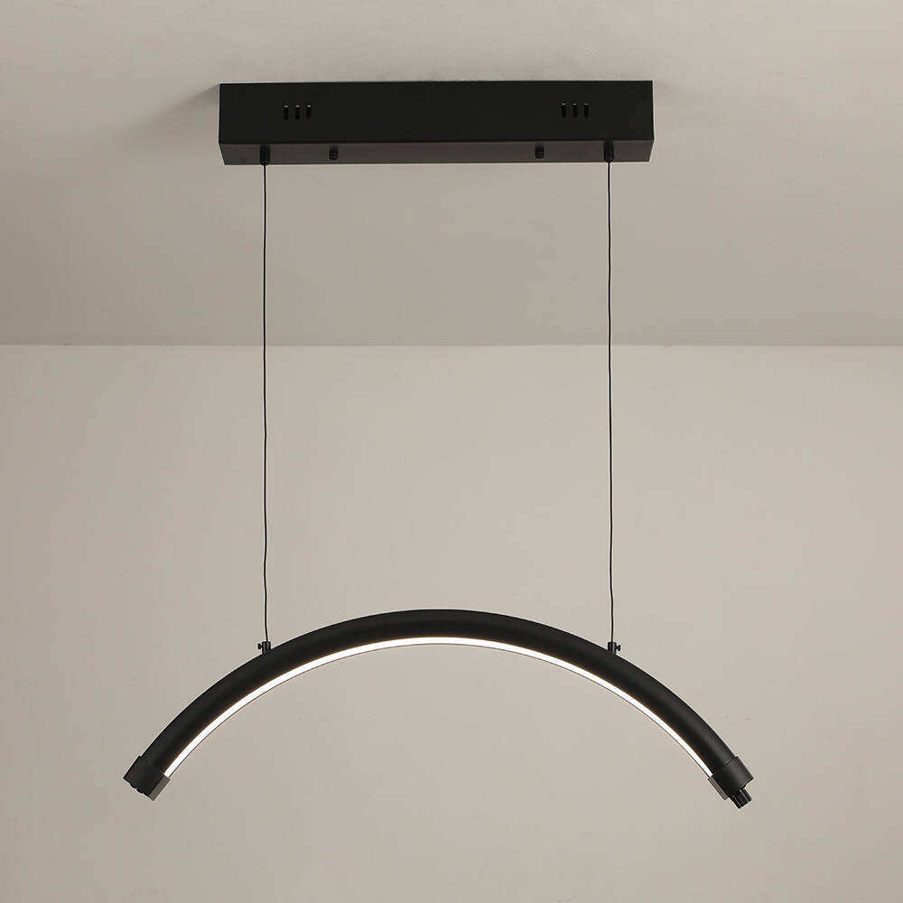 Modern Minimalist Free Height Lifting Ceiling Mount Half Moon Beauty Lamp for Eyelash Beauty Salon Photo Shoot