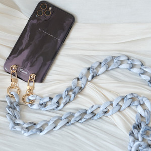 Catenella Universale in Acrilico per Telefono, Supporto per Custodia Cellulare con <span class=keywords><strong>Tracolla</strong></span> <span class=keywords><strong>a</strong></span> Catena, Cinghia per Telefono Cellulare - Product Image 2