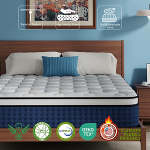 Colchón de Espuma Transpirable Antiácaros y Ecológico con Superficie Saludable de 30 cm de Grosor para Uso en Dormitorios y Hoteles - Product Image 5