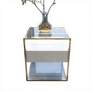 Mesa Consola Metálica de Estilo Nórdico Moderno para Sala de Estar, Mueble Multifuncional con Almacenamiento Creativo - Product Image 2