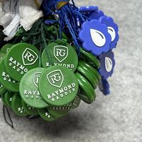 Bijoux personnalisés, montre, étiquette volante en plastique gaufré, cordon d'étiquette avec logo suspendu pour bouteille, bocal, vêtements, montre, étiquette de cheveux
