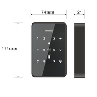 Lector de Tarjetas RFID NFC de Proximidad OSDP DF EV3 de 13.56MHz, Lector de Códigos de Barras QR con RS485, Wiegand26/34, TTL, RJ45, para Control de Acceso, 360