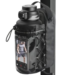Bolsa de Gimnasio Magnética para Hombre y Mujer, Porta Botella de Agua con Bolsillo Transparente para Teléfono, 5 Imanes Integrados, Accesorios de Regalo para Gimnasio - Product Image 1
