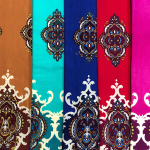 Tessuti in <span class=keywords><strong>Rayon</strong></span> Challis Stampati <span class=keywords><strong>100</strong></span>% Viscosa Economici, Vendita all'Ingrosso di Stock - Product Image 2