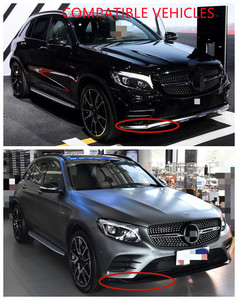 X253 pare-chocs avant droit moulure de garniture noire adaptée pour <span class=keywords><strong>Mercedes</strong></span> Benz <span class=keywords><strong>GLC</strong></span> Class GLC260 GLC300 année 2016 à <span class=keywords><strong>2019</strong></span> - Product Image 5