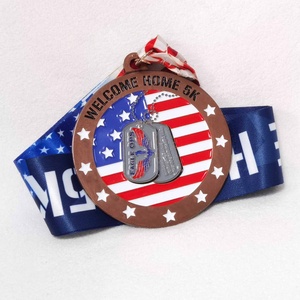 Fabricants de médailles d'honneur en or, argent et bronze pour marathon, vente en gros de médailles sportives en métal, médailles de course personnalisées pour marathon - Product Image 2