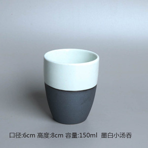 Cổ Điển Nhật Bản Thô Gốm Đất Nung Tumbler Không Tay Cầm Nước Cà Phê <span class=keywords><strong>Espresso</strong></span> Tea Cup - Product Image 4