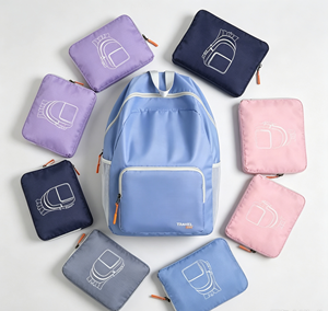 Nouveau sac à dos polyvalent pliable à double bandoulière, design loisirs, super léger, pour activités de plein air, travail de bureau, usage quotidien - Product Image 1