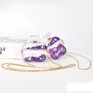 Casing Pelindung Airpods Pro, Casing Pelindung Ponsel, Casing Pelindung, Casing Pelindung, Penutup, Parfum, Selempang, Logam, untuk Airpods Pro