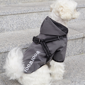 Harnais de gilet en polyester pour chien, imperméable réfléchissant à la mode pour animaux de compagnie, vêtements imperméables d'été et de printemps pour animaux de compagnie, sangles de poitrine, vente en gros - Product Image 5