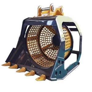 Godet de criblage rotatif hydraulique pour excavatrice de 1 à 40 tonnes - Product Image 3