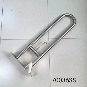 Barre d'appui murale en acier inoxydable 70036SS, acier 304, main courante de sécurité pour salle de bain, design minimaliste - Product Image 2
