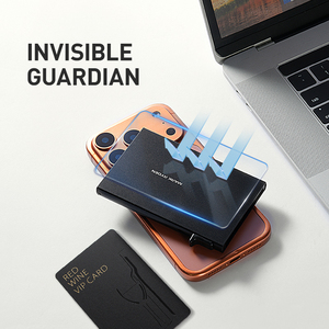 Mark Ryden Auto-Pop-Up Aluminum Alloy Ultra-Thin Card Holder <strong>Men's</strong> Card Clip Bank Card Case Scratch-Resistant &amp; Non-Slip L_MR23 - Product Image 6