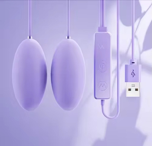 Dual Massager Pelvic Floor Trainer Portable Muscle Relaxation Tool for Women Pink Purple - Product Image 2
