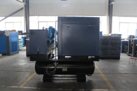 Compresseur d'air à vis à lubrification par laser, refroidi par air, alimentation CA, aimant permanent, fréquence variable, longue durée de vie