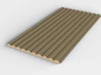 Panneau acoustique décoratif en MDF écologique à lattes, réduction du bruit 0.8 pour projets d'aménagement intérieur modernes (bureaux, hôtels, chambres, appartements)