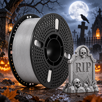 Filament d'impression 3D PLA+ en gros, bobine de 1 kg, impression fluide, sans bulles, sans nœuds, PLA PRO pour projets créatifs d'Halloween