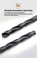 Foret hélicoïdal DT HSS et HSS Cobalt 10mm 13mm à queue réduite pour le perçage de métaux de grandes dimensions